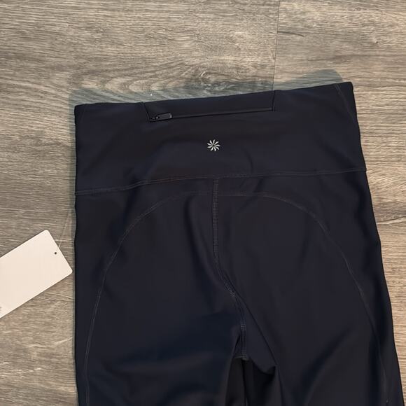 NWT Athleta Pacesetter 7/8 Tight Navy Size Small Running / Gym - Picture 7 of 12